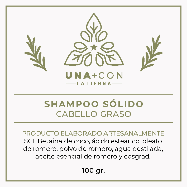 Imagen ilustrativa de Shampoo Sólido cabello graso y control caida 75 gr